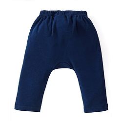 Babyhug Disney Full Length Interlock Diaper Leggings With Winnie the Pooh Graphics Pack of 3 - Navy Red & Dark Green