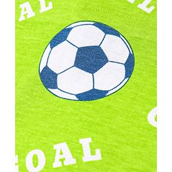 Babyhug Cotton Knit Full Sleeves Night Suits With Football & Dino Print Pack Of 2 - Green & Blue