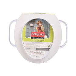 Babyhug Flower Print Baby Potty Seat with Handle -  Purple