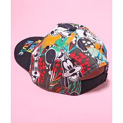 Babyhug Disney Cotton Woven Summer Camp With Mickey Mouse Print Black - Diameter 49 cm