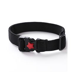 Babyhug Belts with Red Star Free Size Unisex - Black