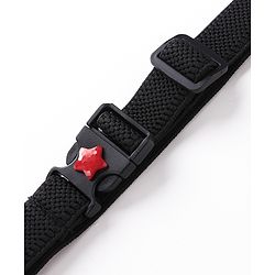 Babyhug Belts with Red Star Free Size Unisex - Black