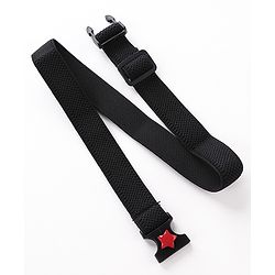 Babyhug Belts with Red Star Free Size Unisex - Black