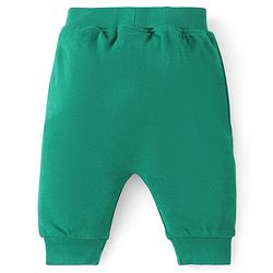 Babyhug Knit Full Length Santa Claus & Striped Diaper Pants Pack Of 3 - Multicolour