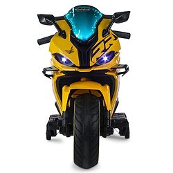 Babyhug CBR Rechargeable EV Battery Operated Ride On Bike with Music & LED Lights - Yellow
