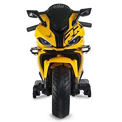 Babyhug CBR Rechargeable EV Battery Operated Ride On Bike with Music & LED Lights - Yellow