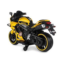 Babyhug CBR Rechargeable EV Battery Operated Ride On Bike with Music & LED Lights - Yellow