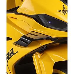 Babyhug CBR Rechargeable EV Battery Operated Ride On Bike with Music & LED Lights - Yellow