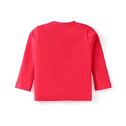 Babyhug Cotton Knit Full Sleeves T-Shirts with Text Print Pack of 3 - Red Blue & Yellow