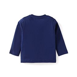 Babyhug Cotton Knit Full Sleeves T-Shirts with Text Print Pack of 3 - Red Blue & Yellow