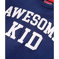 Babyhug Cotton Knit Full Sleeves T-Shirts with Text Print Pack of 3 - Red Blue & Yellow