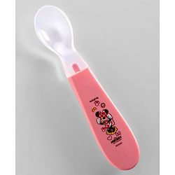 Babyhug Disney Mickey Mouse Silicone Spoons Pack of 2 - Pink