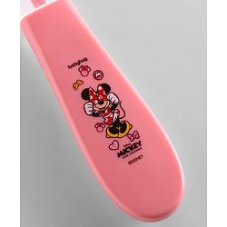 Babyhug Disney Mickey Mouse Silicone Spoons Pack of 2 - Pink