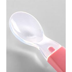 Babyhug Disney Mickey Mouse Silicone Spoons Pack of 2 - Pink