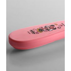 Babyhug Disney Mickey Mouse Silicone Spoons Pack of 2 - Pink