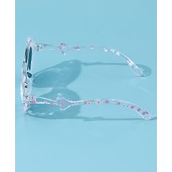 Babyhug Floral Applique Free Size Sunglasses - White