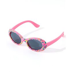 Babyhug Floral Print Free Size Sunglasses - Pink