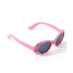 Babyhug Floral Print Free Size Sunglasses - Pink