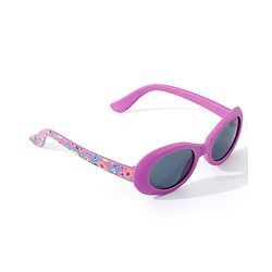 Babyhug Floral Print Free Size Sunglasses - Purple