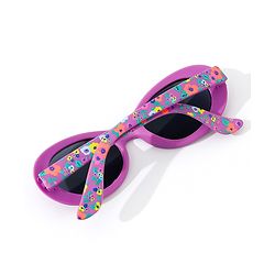 Babyhug Floral Print Free Size Sunglasses - Purple