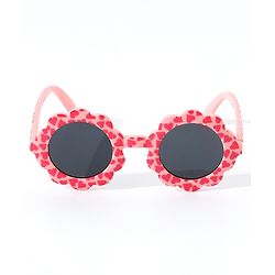 Babyhug Free Size Hearts Print Sunglasses - Pink