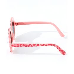 Babyhug Free Size Hearts Print Sunglasses - Pink