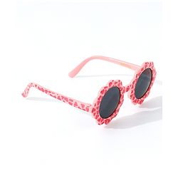 Babyhug Free Size Hearts Print Sunglasses - Pink