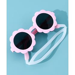 Babyhug Floral Shape Sunglasses - Pink