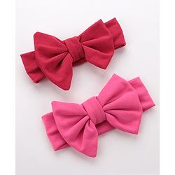 Babyhug Free Size Headbands Bands Pack of 2 - Multicolor