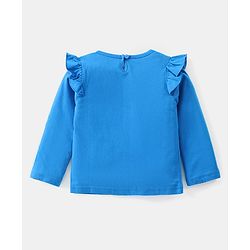 Babyhug Cotton Knit Full Sleeves Top with Floral & Polka Dots Print Pack of 3 - Pink Blue & Dark Pink