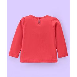 Babyhug Cotton Knit Full Sleeves Tops with Star & Text Print Pack of 3 - Navy Yellow & Red