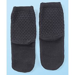 Cute Walk by Babyhug Anti-Bacterial Ankle Length Solid Color Socks Pack of 3 - Red White & Black