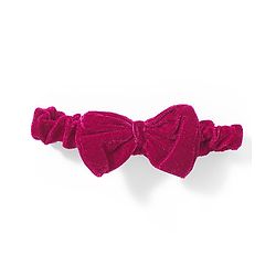 Babyhug Woven Full Sleeves Solid Colour Frock with Stockings & Head Band - Maroon