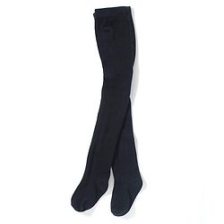Babyhug Woven Full Sleeves Solid Colour Frock with Stockings & Head Band - Navy Blue