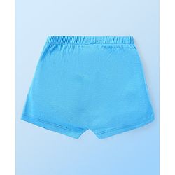 Babyhug Disney Cotton Knit Briefs with Striped &  Mickey Mouse Graphics Pack of 3 - Light Blue & White