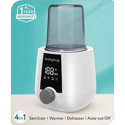 Babyhug 4-in-1 Baby Bottle Warmer cum sterilizer - White