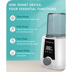 Babyhug 4-in-1 Baby Bottle Warmer cum sterilizer - White