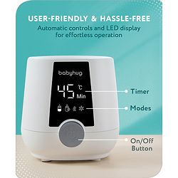 Babyhug 4-in-1 Baby Bottle Warmer cum sterilizer - White