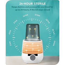 Babyhug 4-in-1 Baby Bottle Warmer cum sterilizer - White
