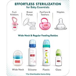 Babyhug 4-in-1 Baby Bottle Warmer cum sterilizer - White