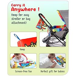 Babyhug Animal Tail Cloth Book - English