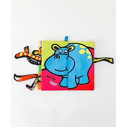 Babyhug Animal Tail Cloth Book - English