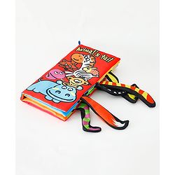 Babyhug Animal Tail Cloth Book - English