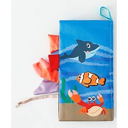 Babyhug Animal Tail Cloth Book - English