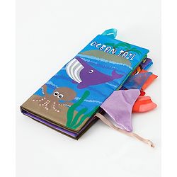 Babyhug Animal Tail Cloth Book - English