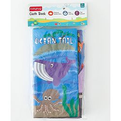 Babyhug Animal Tail Cloth Book - English