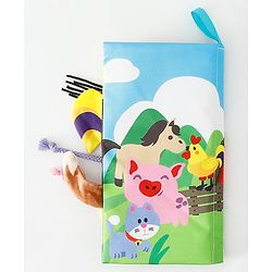 Babyhug Animal Tail Cloth Book - English