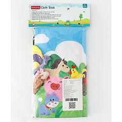 Babyhug Animal Tail Cloth Book - English