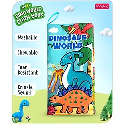 Babyhug Animal Tail Cloth Book - English