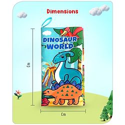 Babyhug Animal Tail Cloth Book - English